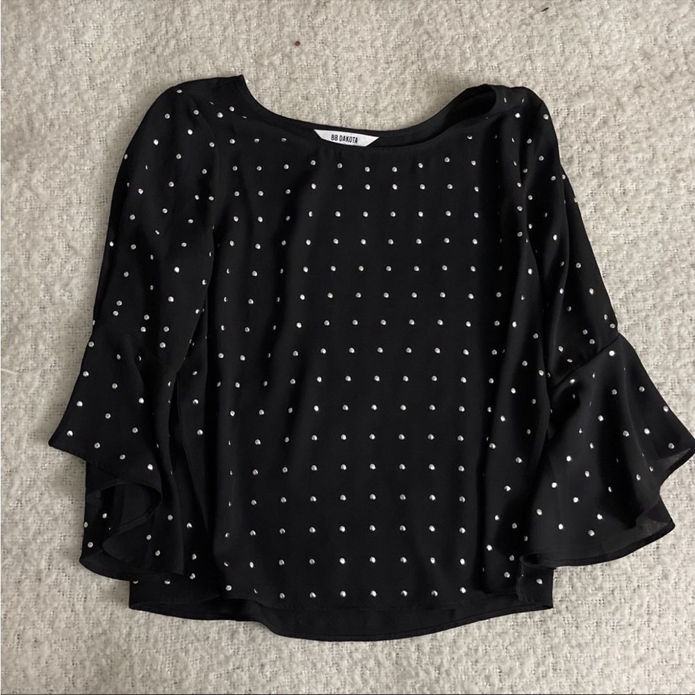 Bb dakota small shiny blouse